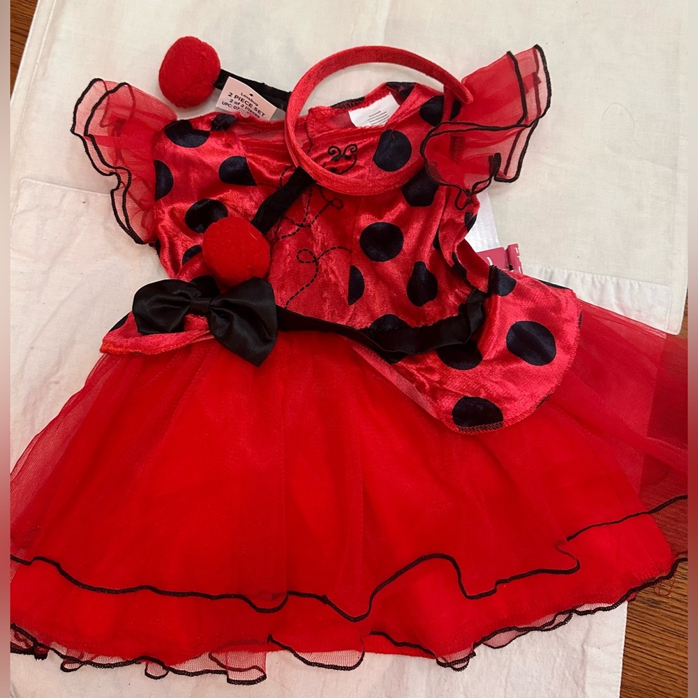 Baby girl ladybug costume